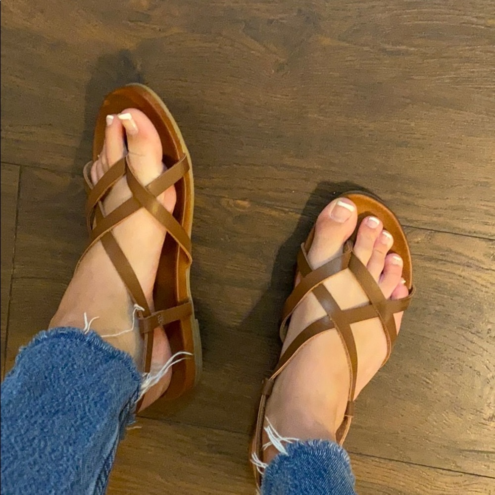 Brown sandals